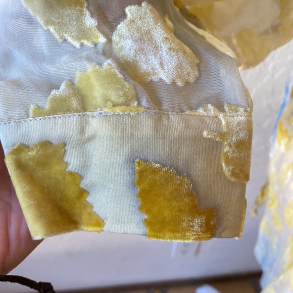 🌻🌼🌻VINTAGE COREY B SILK & RAYON VELVET LEAF SHIRT ‼️ - Picture 7 of 13